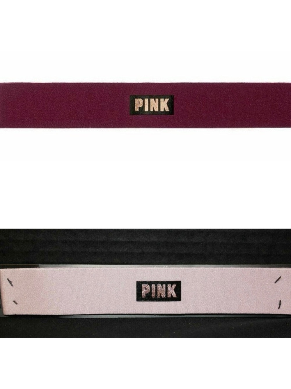PINK Victoria's Secret Elastic Headband Duo -